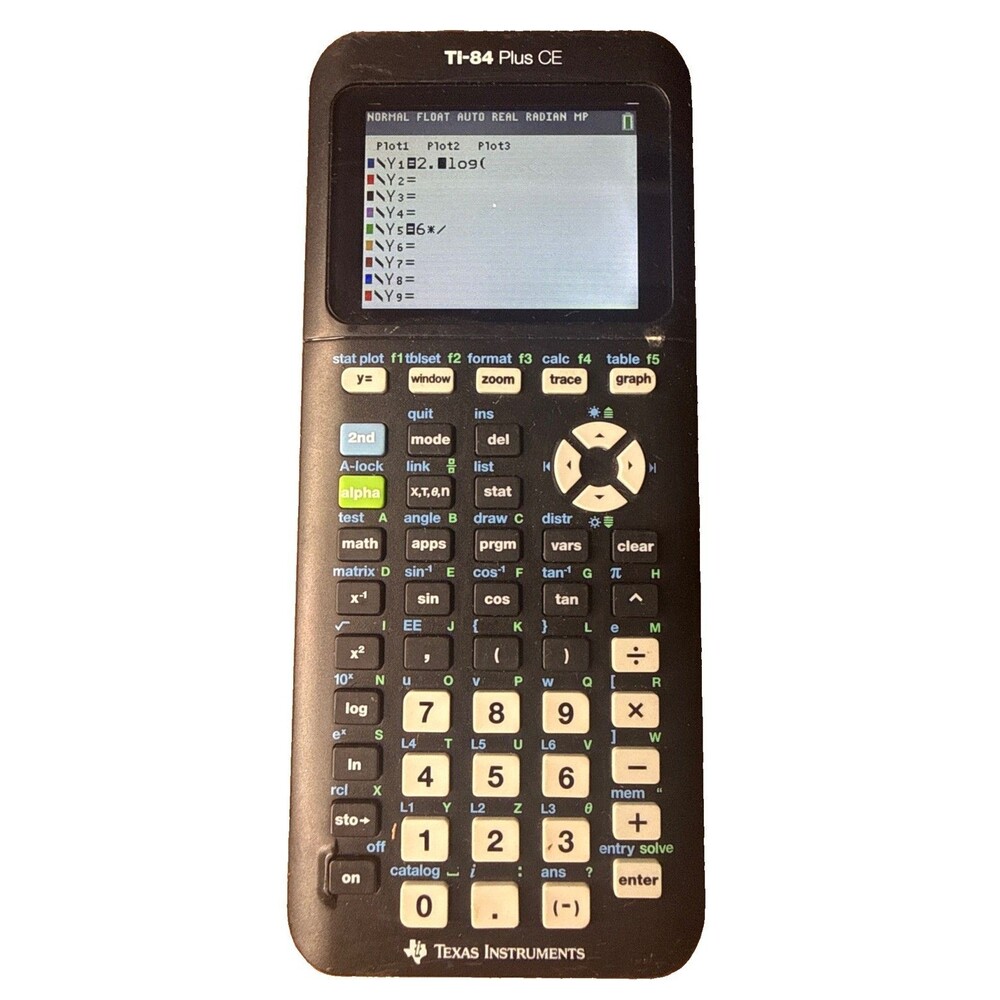 Texas Instruments TI-84 Plus CE Graphing Calculator No Cover No Charger Tested